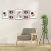 image:imageGolden State Art Aluminum Gallery Wall Frame Set of 7  Includes One 11x14 Two 8x10 and Four 5x7  Metal Frames with Mat amp Real Glass Cover for Elegant Home or Office Decor Style 2 GoldBlack
