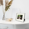 image:imageGolden State Art Aluminum Gallery Wall Frame Set of 7  Includes One 11x14 Two 8x10 and Four 5x7  Metal Frames with Mat amp Real Glass Cover for Elegant Home or Office Decor Style 2 GoldSilver