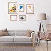 image:imageGolden State Art Aluminum Gallery Wall Frame Set of 7  Includes One 11x14 Two 8x10 and Four 5x7  Metal Frames with Mat amp Real Glass Cover for Elegant Home or Office Decor Style 2 GoldRose Gold