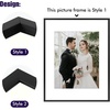 image:imageGolden State Art Aluminum Gallery Wall Frame Set of 7  Includes One 11x14 Two 8x10 and Four 5x7  Metal Frames with Mat amp Real Glass Cover for Elegant Home or Office Decor Style 2 GoldBlack