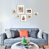 image:imageGolden State Art Aluminum Gallery Wall Frame Set of 7  Includes One 11x14 Two 8x10 and Four 5x7  Metal Frames with Mat amp Real Glass Cover for Elegant Home or Office Decor Style 2 GoldGold