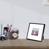 image:imageGolden State Art Gallery Wall Frame Set of 6  Black 11x14 Aluminum Photo Frames with Mat for 8x10 Pictures  11 x 14 inch Metal Frame with Real Glass Cover  Elegant Home or Office DecorBlack