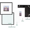 image:imageGolden State Art Gallery Wall Frame Set of 6  Black 11x14 Aluminum Photo Frames with Mat for 8x10 Pictures  11 x 14 inch Metal Frame with Real Glass Cover  Elegant Home or Office DecorBlack