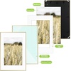 image:imageGolden State Art Gallery Wall Frame Set of 6  Black 11x14 Aluminum Photo Frames with Mat for 8x10 Pictures  11 x 14 inch Metal Frame with Real Glass Cover  Elegant Home or Office DecorGold