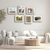 image:imageGolden State Art Gallery Wall Frame Set of 6  Black 11x14 Aluminum Photo Frames with Mat for 8x10 Pictures  11 x 14 inch Metal Frame with Real Glass Cover  Elegant Home or Office DecorBronze