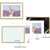 image:imageGolden State Art Gallery Wall Frame Set of 6  Black 11x14 Aluminum Photo Frames with Mat for 8x10 Pictures  11 x 14 inch Metal Frame with Real Glass Cover  Elegant Home or Office DecorGold