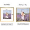 image:imageGolden State Art Gallery Wall Frame Set of 6  Black 11x14 Aluminum Photo Frames with Mat for 8x10 Pictures  11 x 14 inch Metal Frame with Real Glass Cover  Elegant Home or Office DecorBronze