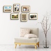 image:imageGolden State Art Gallery Wall Frame Set of 6  Black 11x14 Aluminum Photo Frames with Mat for 8x10 Pictures  11 x 14 inch Metal Frame with Real Glass Cover  Elegant Home or Office DecorBronze