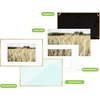 image:imageGolden State Art Gallery Wall Frame Set of 6  Black 11x14 Aluminum Photo Frames with Mat for 8x10 Pictures  11 x 14 inch Metal Frame with Real Glass Cover  Elegant Home or Office DecorGold