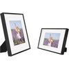 image:imageGolden State Art Gallery Wall Frame Set of 6  Black 11x14 Aluminum Photo Frames with Mat for 8x10 Pictures  11 x 14 inch Metal Frame with Real Glass Cover  Elegant Home or Office DecorBlack