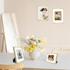 image:imageGolden State Art Gallery Wall Frame Set of 6  Black 11x14 Aluminum Photo Frames with Mat for 8x10 Pictures  11 x 14 inch Metal Frame with Real Glass Cover  Elegant Home or Office DecorGold