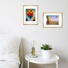 image:imageGolden State Art Gallery Wall Frame Set of 6  Black 11x14 Aluminum Photo Frames with Mat for 8x10 Pictures  11 x 14 inch Metal Frame with Real Glass Cover  Elegant Home or Office DecorBronze