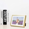image:imageGolden State Art Gallery Wall Frame Set of 6  Black 11x14 Aluminum Photo Frames with Mat for 8x10 Pictures  11 x 14 inch Metal Frame with Real Glass Cover  Elegant Home or Office DecorGold