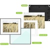 image:imageGolden State Art Gallery Wall Frame Set of 6  Black 11x14 Aluminum Photo Frames with Mat for 8x10 Pictures  11 x 14 inch Metal Frame with Real Glass Cover  Elegant Home or Office DecorBlack
