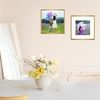 image:imageGolden State Art Gallery Wall Frame Set of 6  Black 11x14 Aluminum Photo Frames with Mat for 8x10 Pictures  11 x 14 inch Metal Frame with Real Glass Cover  Elegant Home or Office DecorBronze