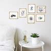 image:imageGolden State Art Gallery Wall Frame Set of 6  Black 11x14 Aluminum Photo Frames with Mat for 8x10 Pictures  11 x 14 inch Metal Frame with Real Glass Cover  Elegant Home or Office DecorBronze