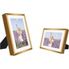 image:imageGolden State Art Gallery Wall Frame Set of 6  Black 11x14 Aluminum Photo Frames with Mat for 8x10 Pictures  11 x 14 inch Metal Frame with Real Glass Cover  Elegant Home or Office DecorBronze