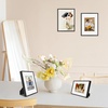 image:imageGolden State Art Gallery Wall Frame Set of 6  Black 11x14 Aluminum Photo Frames with Mat for 8x10 Pictures  11 x 14 inch Metal Frame with Real Glass Cover  Elegant Home or Office DecorBlack