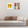 image:imageGolden State Art Gallery Wall Frame Set of 6  Black 11x14 Aluminum Photo Frames with Mat for 8x10 Pictures  11 x 14 inch Metal Frame with Real Glass Cover  Elegant Home or Office DecorSilver
