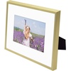 image:imageGolden State Art Gallery Wall Frame Set of 6  Black 11x14 Aluminum Photo Frames with Mat for 8x10 Pictures  11 x 14 inch Metal Frame with Real Glass Cover  Elegant Home or Office DecorGold