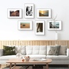 image:imageGolden State Art Gallery Wall Frame Set of 6  Black 11x14 Aluminum Photo Frames with Mat for 8x10 Pictures  11 x 14 inch Metal Frame with Real Glass Cover  Elegant Home or Office DecorSilver