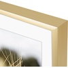 image:imageGolden State Art Gallery Wall Frame Set of 6  Black 11x14 Aluminum Photo Frames with Mat for 8x10 Pictures  11 x 14 inch Metal Frame with Real Glass Cover  Elegant Home or Office DecorGold