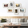image:imageGolden State Art Gallery Wall Frame Set of 6  Black 11x14 Aluminum Photo Frames with Mat for 8x10 Pictures  11 x 14 inch Metal Frame with Real Glass Cover  Elegant Home or Office DecorBronze
