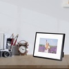 image:imageGolden State Art Gallery Wall Frame Set of 6  Black 11x14 Aluminum Photo Frames with Mat for 8x10 Pictures  11 x 14 inch Metal Frame with Real Glass Cover  Elegant Home or Office DecorBlack