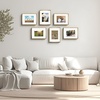 image:imageGolden State Art Gallery Wall Frame Set of 6  Black 11x14 Aluminum Photo Frames with Mat for 8x10 Pictures  11 x 14 inch Metal Frame with Real Glass Cover  Elegant Home or Office DecorBronze