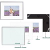 image:imageGolden State Art Gallery Wall Frame Set of 6  Black 11x14 Aluminum Photo Frames with Mat for 8x10 Pictures  11 x 14 inch Metal Frame with Real Glass Cover  Elegant Home or Office DecorSilver