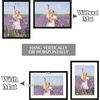 image:imageGolden State Art Gallery Wall Frame Set of 6  Black 11x14 Aluminum Photo Frames with Mat for 8x10 Pictures  11 x 14 inch Metal Frame with Real Glass Cover  Elegant Home or Office DecorBlack