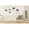 image:imageGolden State Art Gallery Wall Frame Set of 6  Black 11x14 Aluminum Photo Frames with Mat for 8x10 Pictures  11 x 14 inch Metal Frame with Real Glass Cover  Elegant Home or Office DecorGold