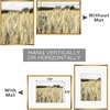 image:imageGolden State Art Gallery Wall Frame Set of 6  Black 11x14 Aluminum Photo Frames with Mat for 8x10 Pictures  11 x 14 inch Metal Frame with Real Glass Cover  Elegant Home or Office DecorBronze