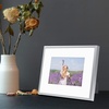 image:imageGolden State Art Gallery Wall Frame Set of 6  Black 11x14 Aluminum Photo Frames with Mat for 8x10 Pictures  11 x 14 inch Metal Frame with Real Glass Cover  Elegant Home or Office DecorSilver
