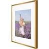 image:imageGolden State Art Gallery Wall Frame Set of 6  Black 11x14 Aluminum Photo Frames with Mat for 8x10 Pictures  11 x 14 inch Metal Frame with Real Glass Cover  Elegant Home or Office DecorBronze
