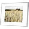 image:imageGolden State Art Gallery Wall Frame Set of 6  Black 11x14 Aluminum Photo Frames with Mat for 8x10 Pictures  11 x 14 inch Metal Frame with Real Glass Cover  Elegant Home or Office DecorSilver
