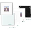 image:imageGolden State Art Gallery Wall Frame Set of 6  Black 11x14 Aluminum Photo Frames with Mat for 8x10 Pictures  11 x 14 inch Metal Frame with Real Glass Cover  Elegant Home or Office DecorSilver