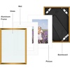 image:imageGolden State Art Gallery Wall Frame Set of 6  Black 11x14 Aluminum Photo Frames with Mat for 8x10 Pictures  11 x 14 inch Metal Frame with Real Glass Cover  Elegant Home or Office DecorBronze