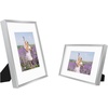 image:imageGolden State Art Gallery Wall Frame Set of 6  Black 11x14 Aluminum Photo Frames with Mat for 8x10 Pictures  11 x 14 inch Metal Frame with Real Glass Cover  Elegant Home or Office DecorSilver
