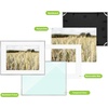 image:imageGolden State Art Gallery Wall Frame Set of 6  Black 11x14 Aluminum Photo Frames with Mat for 8x10 Pictures  11 x 14 inch Metal Frame with Real Glass Cover  Elegant Home or Office DecorSilver