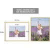 image:imageGolden State Art Gallery Wall Frame Set of 6  Black 11x14 Aluminum Photo Frames with Mat for 8x10 Pictures  11 x 14 inch Metal Frame with Real Glass Cover  Elegant Home or Office DecorGold