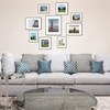 image:imageGolden State Art Gallery Wall Frame Set of 6  Black 11x14 Aluminum Photo Frames with Mat for 8x10 Pictures  11 x 14 inch Metal Frame with Real Glass Cover  Elegant Home or Office DecorBlack