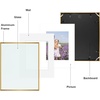 image:imageGolden State Art Gallery Wall Frame Set of 6  Black 11x14 Aluminum Photo Frames with Mat for 8x10 Pictures  11 x 14 inch Metal Frame with Real Glass Cover  Elegant Home or Office DecorBronze
