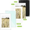 image:imageGolden State Art Gallery Wall Frame Set of 6  Black 11x14 Aluminum Photo Frames with Mat for 8x10 Pictures  11 x 14 inch Metal Frame with Real Glass Cover  Elegant Home or Office DecorSilver