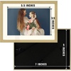 image:imageGolden State Art Gold 1 Pack 8x10 Picture Frame and 2 Pack 5x7 Picture Frame  Displays Photos for 5x7 or 4x6 inches With Mat  or 8x10 or 5x7 inches Without Mat  Resistant Glass Aluminum Photo Fram