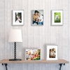 image:imageGolden State Art Gold 5x7 Aluminum Picture Frame  Display Photos 4x6 with Mat or 5x7 inch Without Mat  ShatterResistant Glass Metal Photo Frame for Wall or Tabletop Display 2 PackSilver