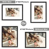 image:imageGolden State Art Gold 5x7 Aluminum Picture Frame  Display Photos 4x6 with Mat or 5x7 inch Without Mat  ShatterResistant Glass Metal Photo Frame for Wall or Tabletop Display 2 PackBlack