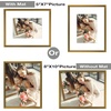 image:imageGolden State Art Gold 5x7 Aluminum Picture Frame  Display Photos 4x6 with Mat or 5x7 inch Without Mat  ShatterResistant Glass Metal Photo Frame for Wall or Tabletop Display 2 PackBronze