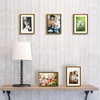 image:imageGolden State Art Gold 5x7 Aluminum Picture Frame  Display Photos 4x6 with Mat or 5x7 inch Without Mat  ShatterResistant Glass Metal Photo Frame for Wall or Tabletop Display 2 PackBronze