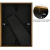 image:imageGolden State Art Gold 5x7 Aluminum Picture Frame  Display Photos 4x6 with Mat or 5x7 inch Without Mat  ShatterResistant Glass Metal Photo Frame for Wall or Tabletop Display 2 PackBronze